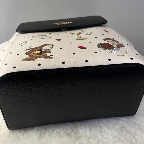 Disney X Kate Spade New York Beauty And The Beast Flap Backpack - Picture 11 of 14